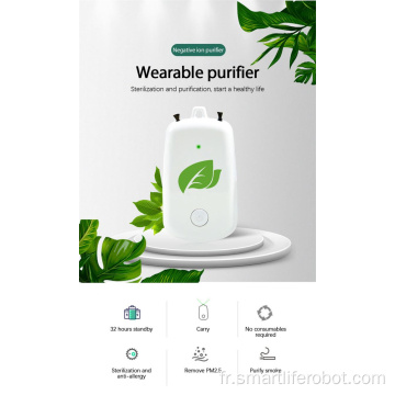 Purificateur d&#39;air portable à collier d&#39;ions négatifs